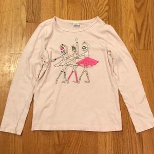 Kids Crew Cuts long sleeve ballet t-shirt